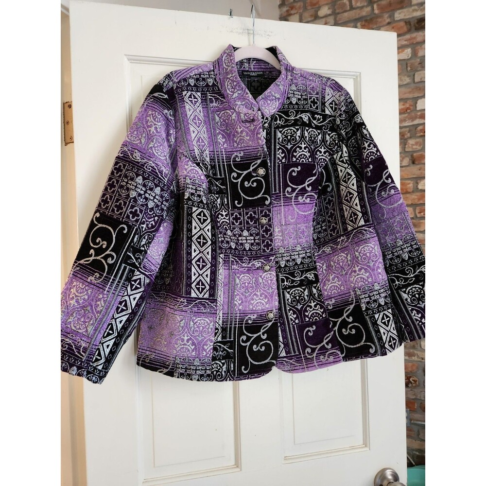 Patchwork Magic Whimsigoth Witch Witchy Paisley MOLLY & MAXX Jacket XL Gothic